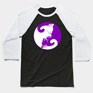 yin yang cats Baseball T-Shirt